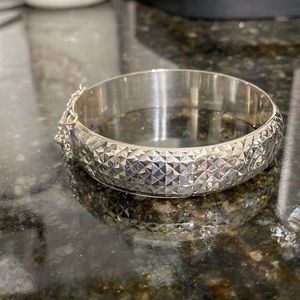 Sterling Silver Vintage Bangle Bracelet